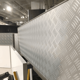 200 Series HPL Metal Laminate 216 Footplate Aluminum, 4' x 8' Alt 2 - Image