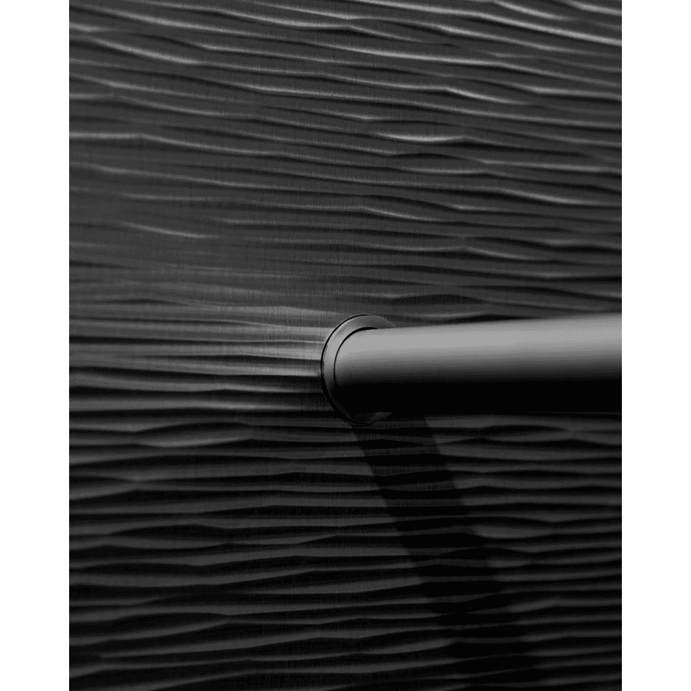 200 Series HPL Metal Laminate 239 Metawave Black Aluminum, 4' x 8' Alt 1 - Image