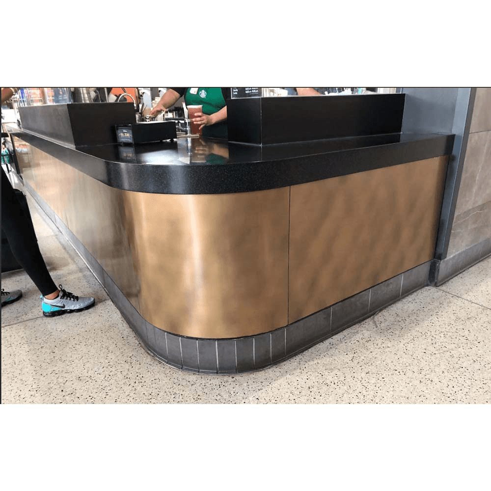 300 Series Phenolic Laminate 325 Statuary Brass, 0.044" Thick, 2' x 10' Alt 11 - Image