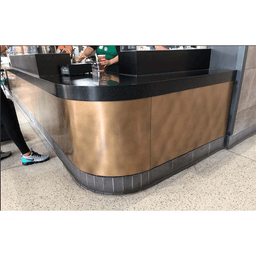 300 Series Phenolic Laminate 325 Statuary Brass, 0.044" Thick, 2' x 8' Alt 11 - Image