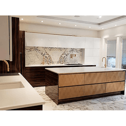 300 Series Phenolic Laminate 325 Statuary Brass, 0.044" Thick, 2' x 8' Alt 9 - Image