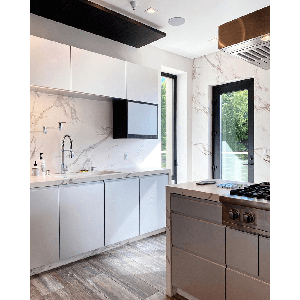 900 Series Phenolic Laminate 909 Satin Silver Aluminum, 0.055" Thick, 4' x 10' Alt 1 - Image