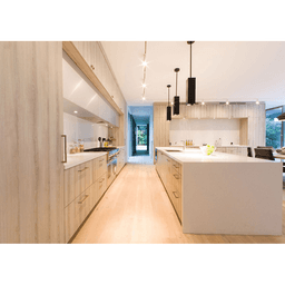 900 Series Phenolic Laminate 909 Satin Silver Aluminum, 0.055" Thick, 4' x 8' Alt 6 - Image