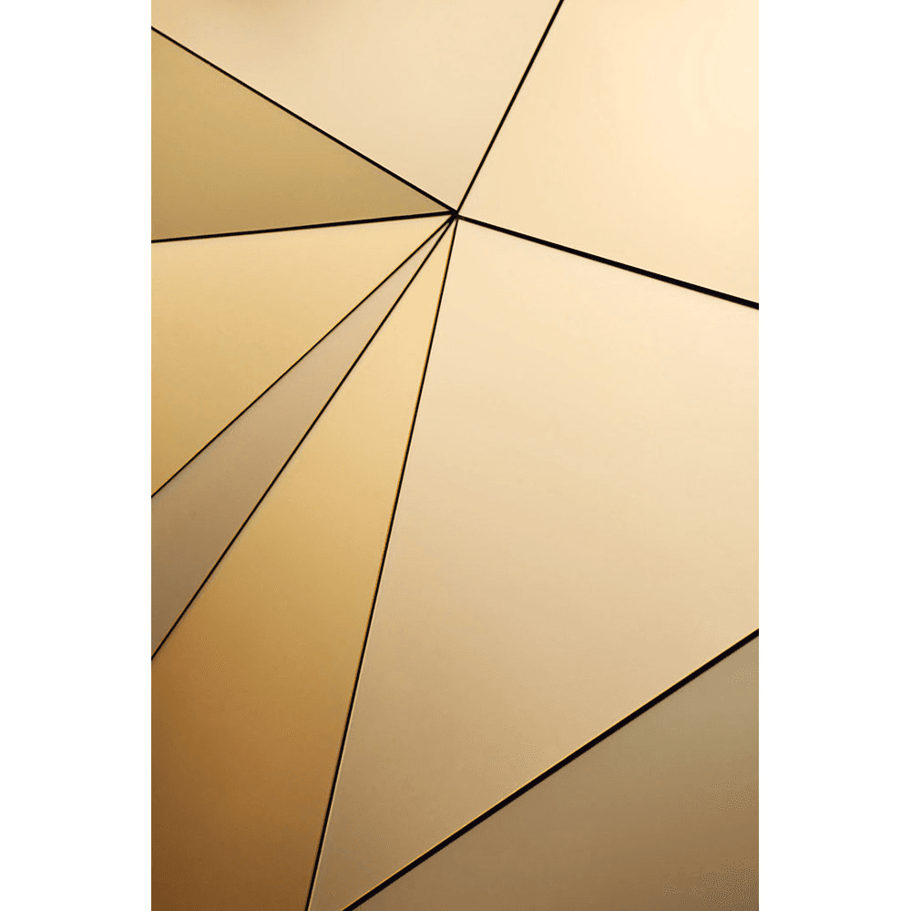 900 Series Phenolic Laminate 910 Satin Gold Aluminum, 0.055" Thick, 4' x 10' Alt 9 - Image