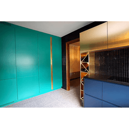 900 Series Metal Laminate 931 Brushed Golden Aluminum, 0.025" Thick, 4' x 8' Alt 2 - Image