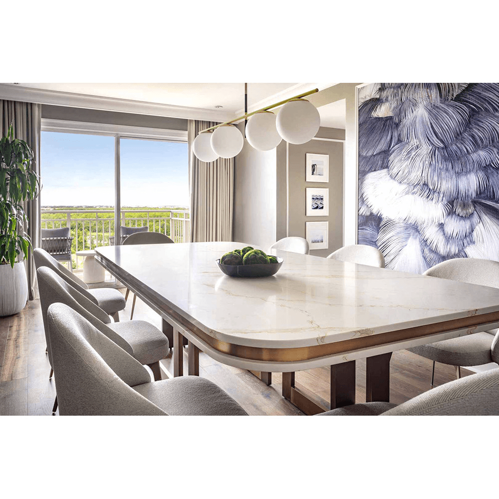 900 Series Phenolic Laminate 936 Champagne Brass Aluminum, 0.055" Thick, 4' x 8' Alt 10 - Image