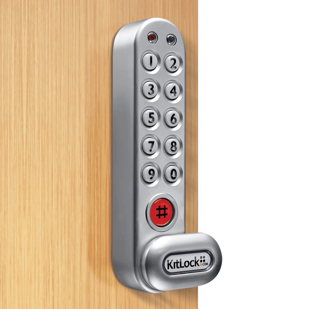 KL1006 Right-Hand Locker Kit, Silver Gray, Keyless - Alt Image 1