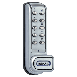 KL1200 Locker Lock, Silver Gray, Keyless - Main Image