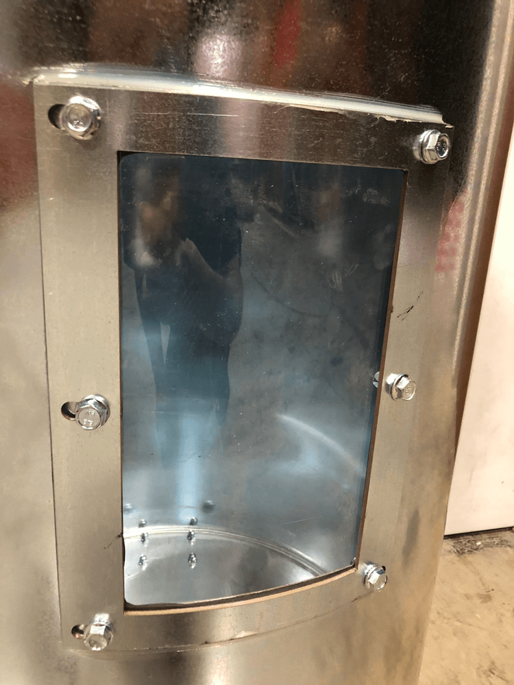 Coima 3 Barrel Waste Cans with Viewing Windows for SHK Series Dust Collectors - Alt2 Image