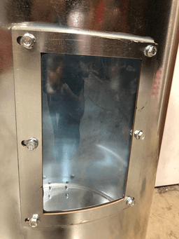 Coima 3 Barrel Waste Cans with Viewing Windows for SHK Series Dust Collectors - Alt2 Image
