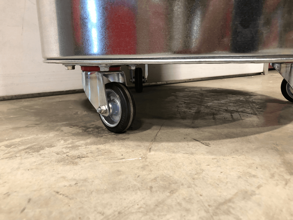 Coima 3 Barrel Waste Cans with Viewing Windows for SHK Series Dust Collectors - Alt4 Image