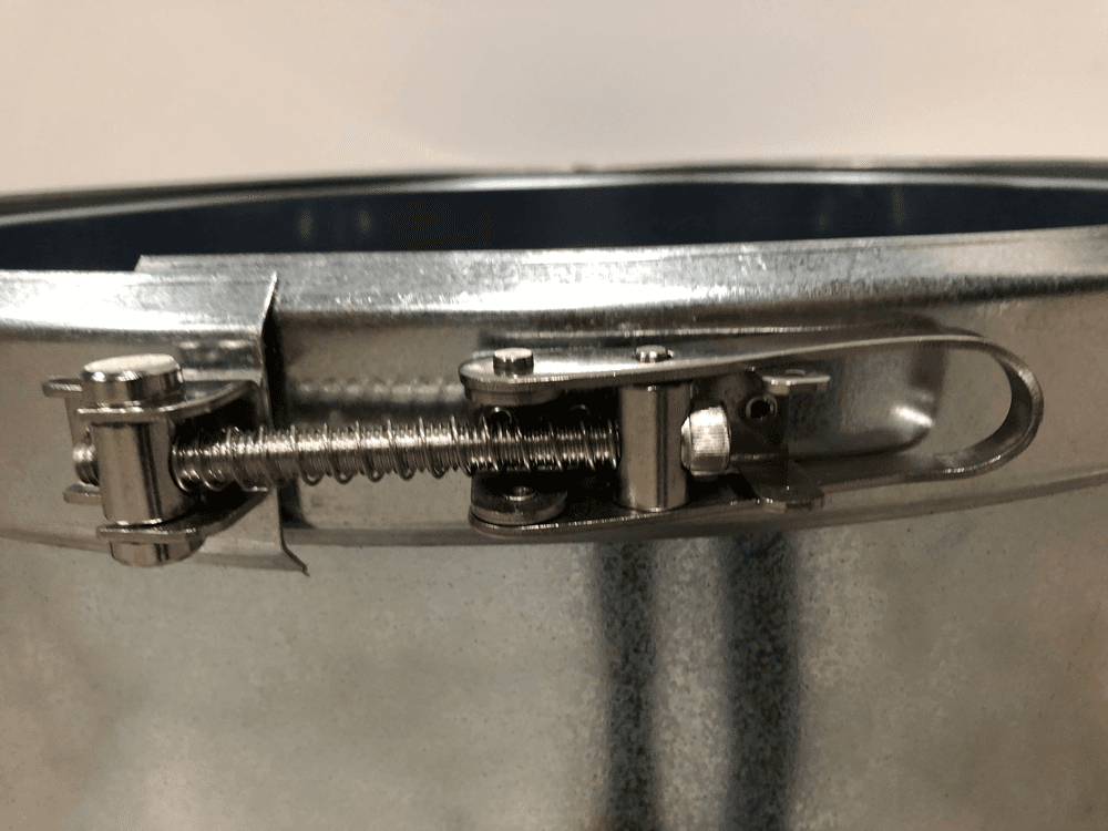 Coima 3 Barrel Waste Cans with Viewing Windows for SHK Series Dust Collectors - Alt5 Image
