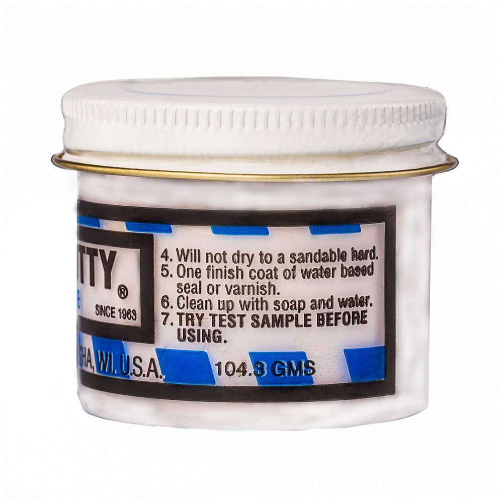 Color Putty Waterborne Wood Filler, 3.68 oz, 200 White - Image 2