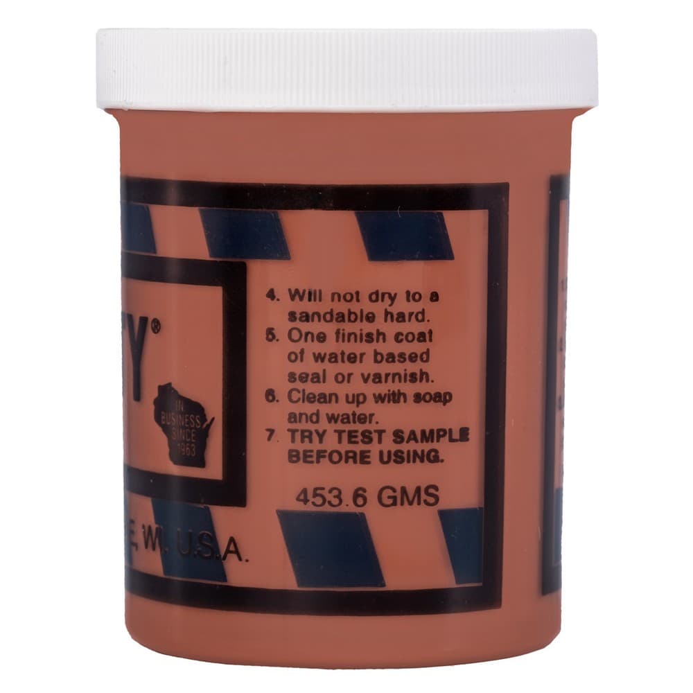 Color Putty Waterborne Wood Filler, 1 lb, 224 Redwood - Image 2