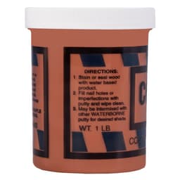 Color Putty Waterborne Wood Filler, 1 lb, 224 Redwood - Image 3