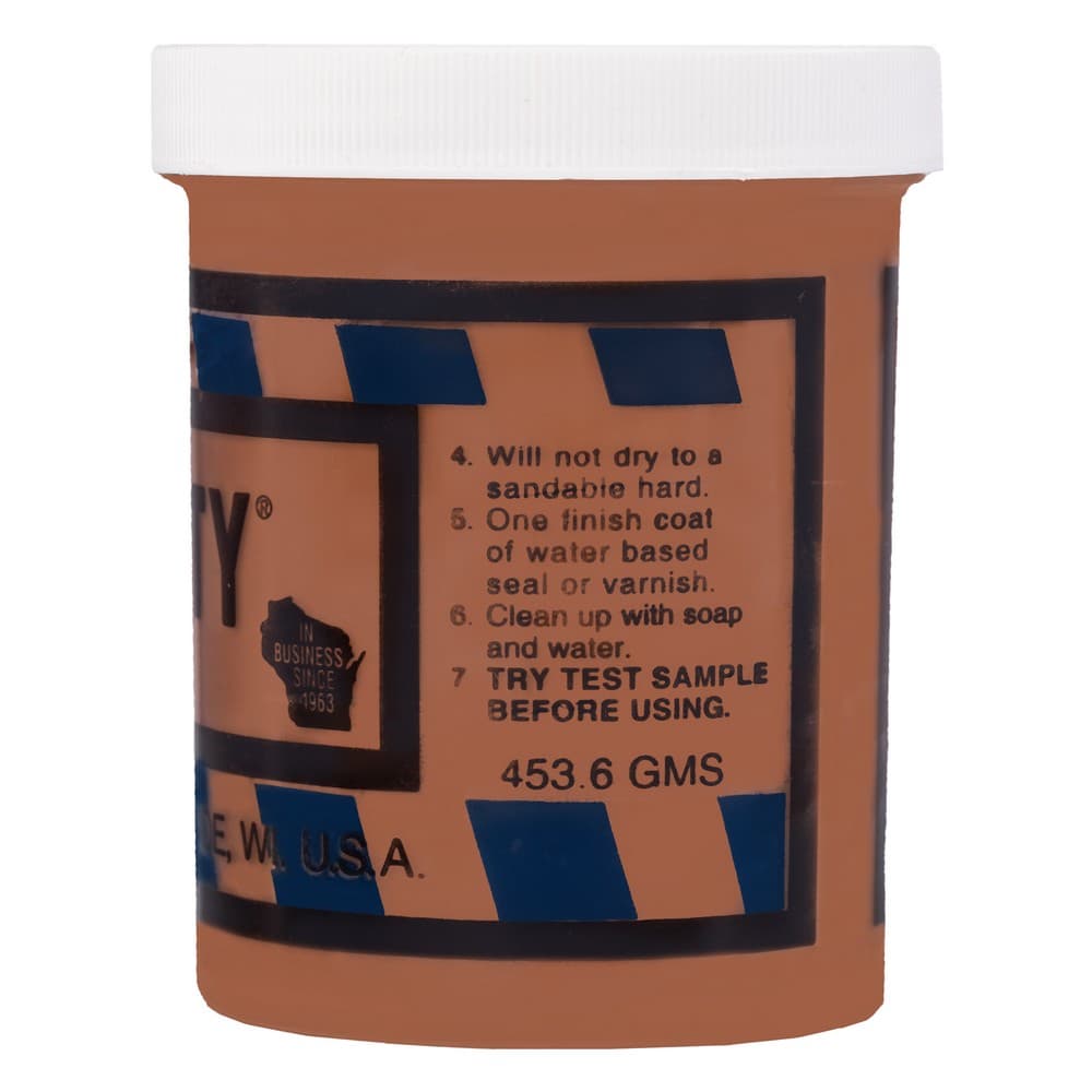 Color Putty Waterborne Wood Filler, 1 lb, 236 Nutmeg - Image 2