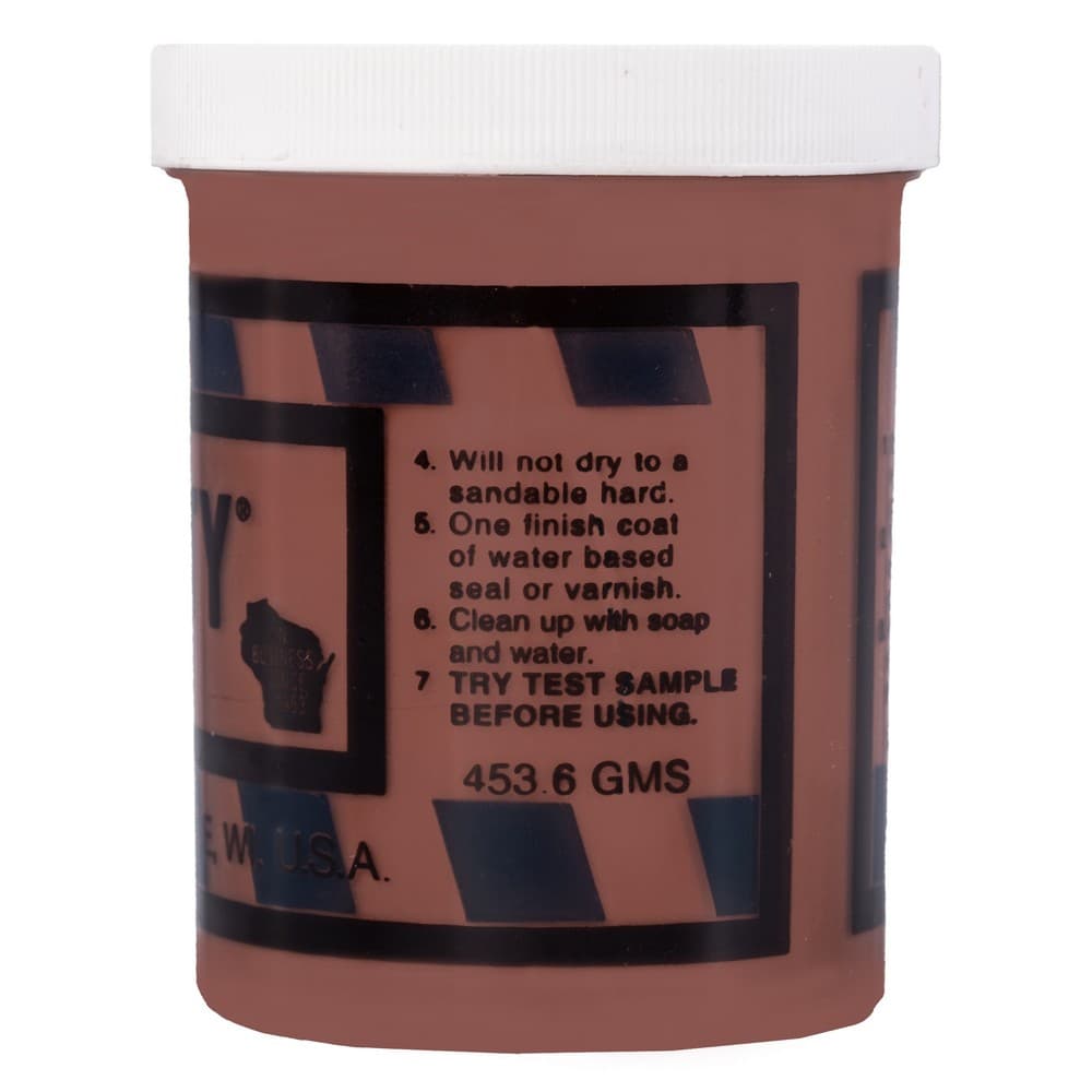 Color Putty Waterborne Wood Filler, 1 lb, 240 Briarwood - Image 2