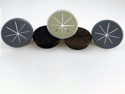 80mm Wire Gripping Grommet, White - Front View
