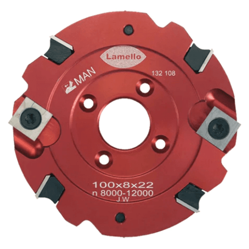 D100 x 8mm Carbide Groove Cutter for Biscuit Joiner with Reversible Blade Main - Image