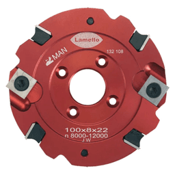 D100 x 8mm Carbide Groove Cutter for Biscuit Joiner with Reversible Blade Main - Image