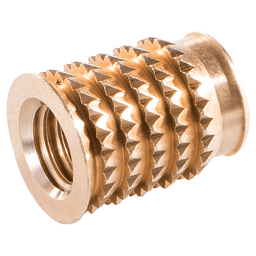 Cabineo M6 x 12.3mm Insert Nut, Brass (100/Box) Main - Image