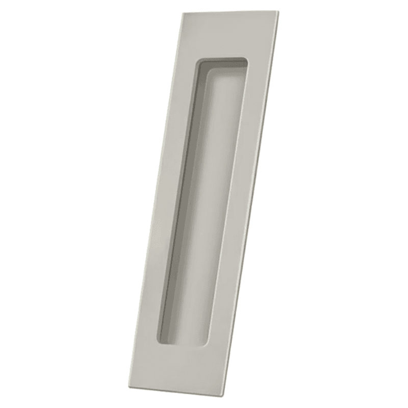 7" Recessed Flush Pull, Satin Nickel Main - Image