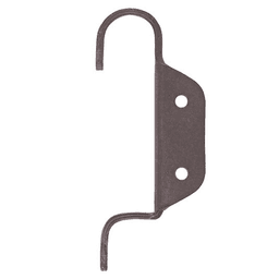 Cost-effective Double Hook for Library Ladders with Top and Bottom Hooks, Oil Rubbed Bronze Finish