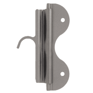 Quiet Glide Top Sliding Hook Assembly in Black Finish for Library Ladders