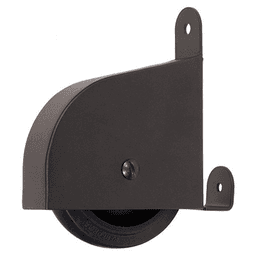 Quiet Glide Contemporary Ladder Wheel Assembly in Oil Rubbed Bronze.