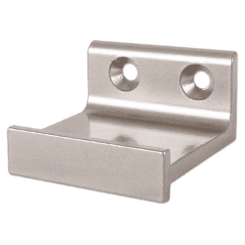 Roller horizontal bracket kit with Satin Nickel finish for use with standard rollers