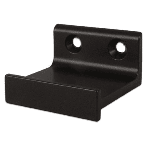 QG Roller Horizontal Bracket Kit with 2" Rail Bracket and Oval Head Screws in Black Finish