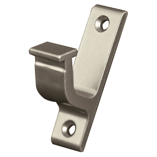 Quiet Glide QG Hook Vertical Bracket Kit in Black Finish - Rail Bracket with Oval Head Screws