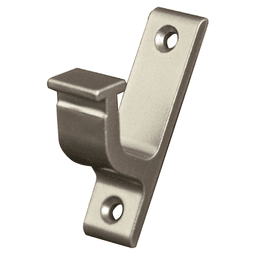 Quiet Glide QG Hook Vertical Bracket Kit in Black Finish - Rail Bracket with Oval Head Screws