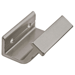 Quiet Glide Black Finish QG Hook Horizontal Bracket Kit with Rail Bracket and Flat Head Screws