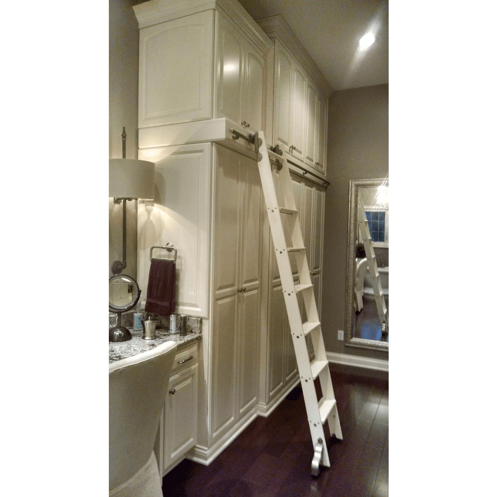 QG Hook Horizontal Bracket Kit in Satin Nickel Finish - Rail Bracket