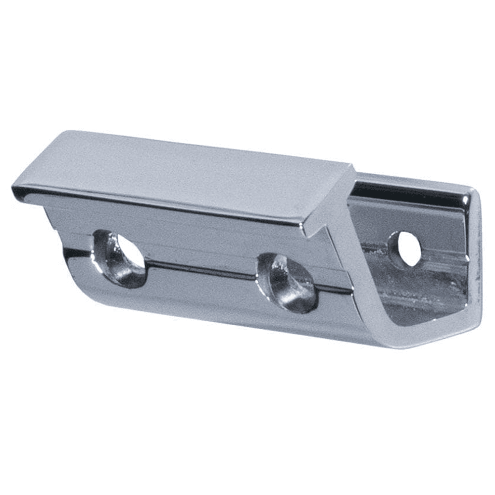 Kit Includes Rail Bracket and Two Flat Head Screws in Polished Chrome