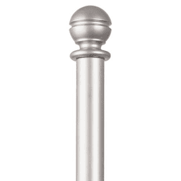 Quiet Glide Rail End Cap Kit - 1-1/2" Two Ball with Hammered Antique Brass Finish