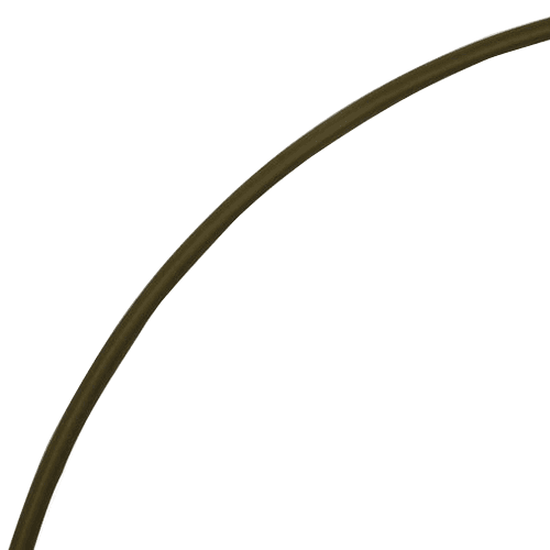 Oil Rubbed Bronze 90&#730; Curved Rail with 15" Radius for Quiet Glide