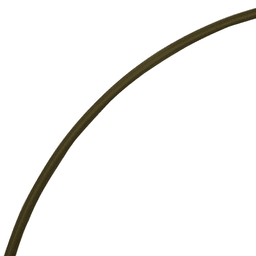 Oil Rubbed Bronze 90&#730; Curved Rail with 15" Radius for Quiet Glide