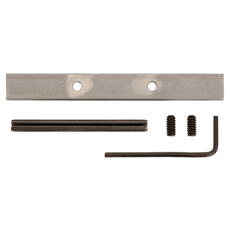 Kit Includes Stainless Steel Alignment Pin, Bar, and Set Screws for Rail Segment Joining