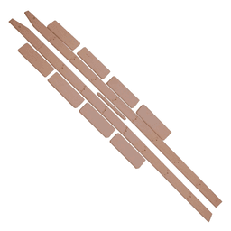 Quiet Glide Library Ladder - 8 Steps and 1 Top Rung