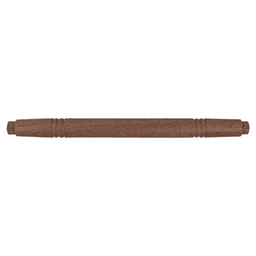 Quiet Glide Walnut Library Ladder Top Rung, 1-1/4" x 19-3/8", Turned Design