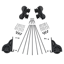 Quiet Glide Technology Rolling Ladder Hardware Kit