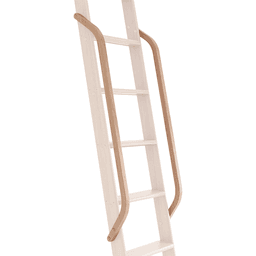 47" Wooden Handrail with Satin Brass Bolt, Clear Coat Finish, Cherry Main - Image