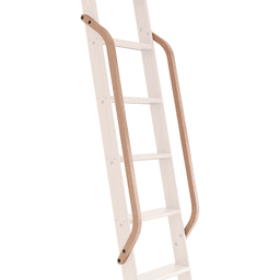 47" Wooden Handrail with Black Bolt, Clear Coat Finish, Cherry Main - Image