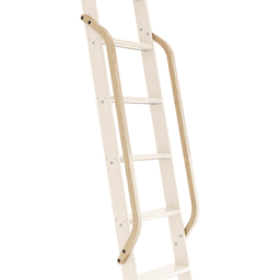 47" Wooden Handrail with Black Bolt, Clear Coat Finish, Hickory Main - Image