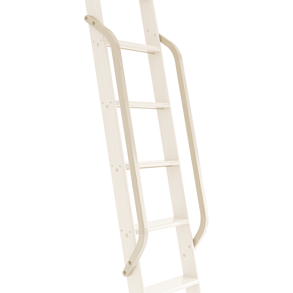 47" Wooden Handrail with Satin Brass Bolt, Clear Coat Finish, Maple Main - Image