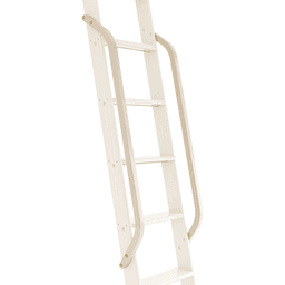 47" Wooden Handrail with Satin Brass Bolt, Clear Coat Finish, Maple Main - Image