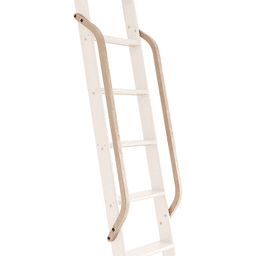 47" Wooden Handrail with Black Bolt, Unfinished, Red Oak Main - Image