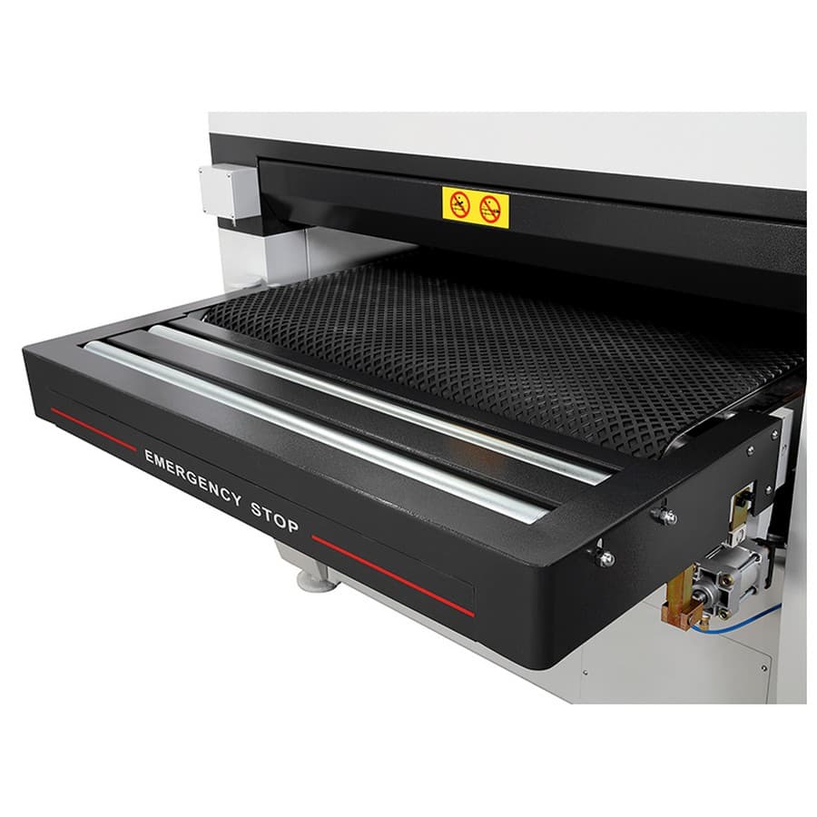  Dual Infeed Bed Rollers and Pneumatic Conveyor Belt Tracking Cylinder